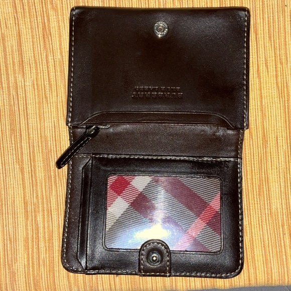 Burberry Blue label Striped Card Holder in Black and Red GUC - Picture 4 of 10